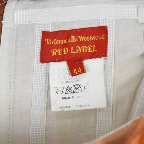 AUTHENTIC VIVIENNE WESTWOOD CORSET 44 IT US 8 VINTAGE 2000 RED LABEL VELVET - Picture 3 of 9